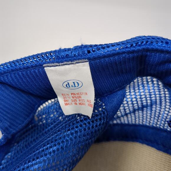 Bigelow Teas Snapback Trucker Cap Blue One Size Adjustable Mesh Back Rope - Picture 9 of 9